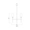 Z-Lite Emily 5 Light Chandelier, Polished Nickel & Off White 3033-5PN - alternate 8